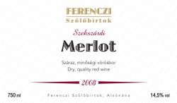 Szekszárdi Merlot (2008)